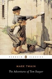 book cover for The Adventures of Tom Sawyer